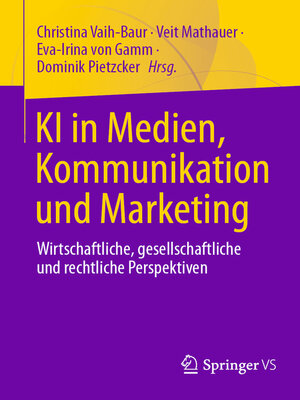 cover image of KI in Medien, Kommunikation und Marketing